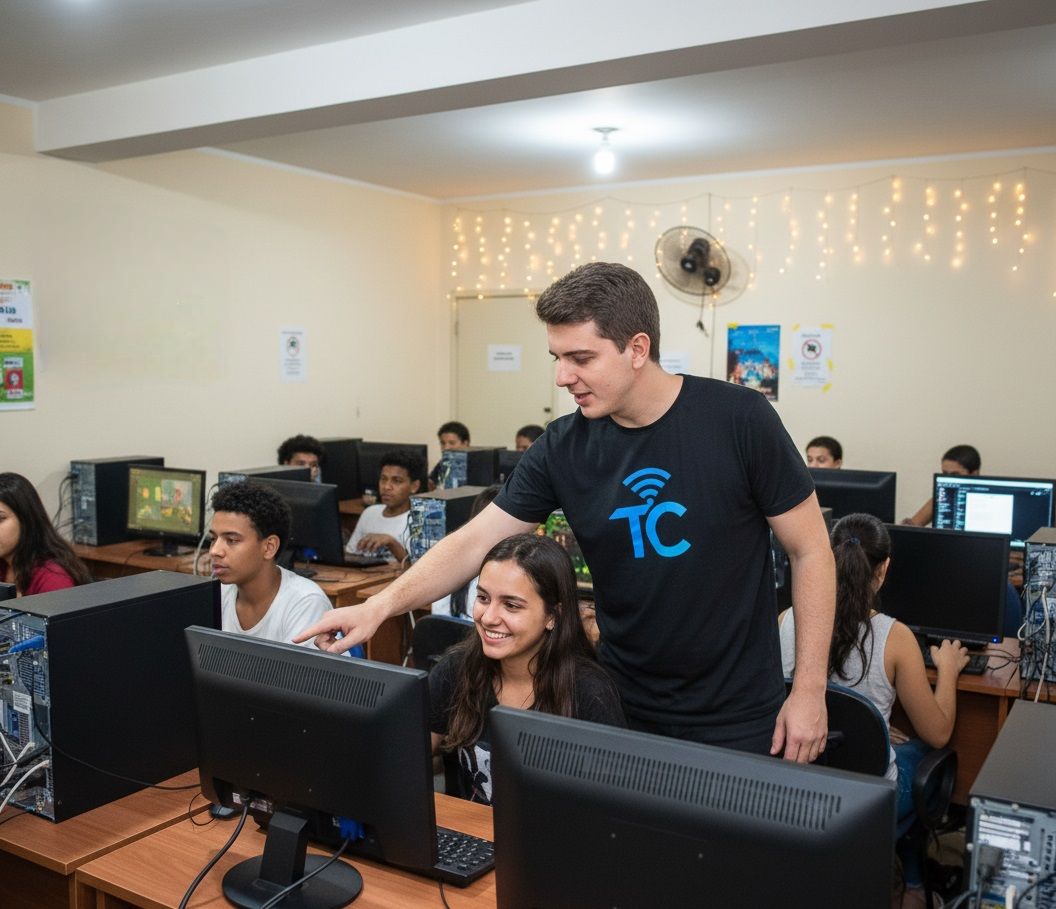 Gabriel teaching a workshop in 2019